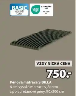 JYSK Pěnová matrace SIBILLA nabídka