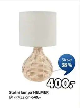 JYSK STOLNÍ LAMPA HELMER nabídka