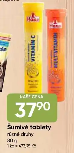 Hruška Šumivé tablety nabídka