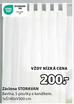 JYSK Záclona STORAVAN nabídka