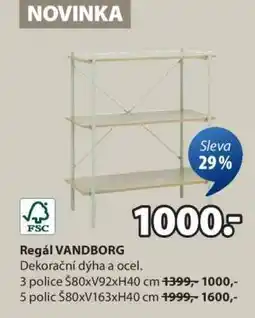 JYSK REGÁL VANDBORG nabídka