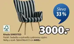 JYSK Křeslo SIMESTED nabídka