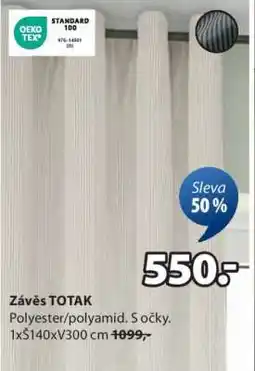JYSK ZÁVĚS TOTAK nabídka