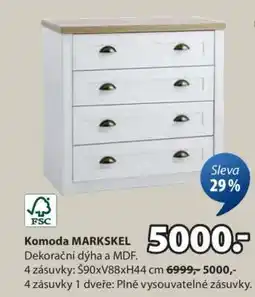 JYSK KOMODA MARKSKEL nabídka