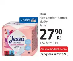 dm drogerie Jessa Skin Comfort Normal vložky nabídka
