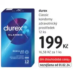 dm drogerie Durex Classic kondomy zdravotnický prostředek nabídka