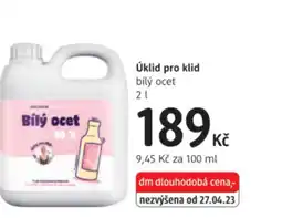dm drogerie Úklid pro klid bílý ocet nabídka
