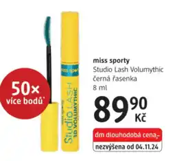 dm drogerie Miss sporty Studio Lash Volumythic černá řasenka nabídka