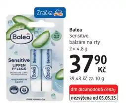 dm drogerie Balea Sensitive balzám na rty nabídka