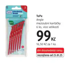 dm drogerie TePe Angle mezizubní kartáčky nabídka