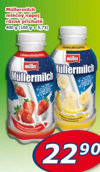 ESO MARKET Müllermilch mléčný nápoj nabídka