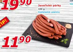 ESO MARKET Javořické párky nabídka