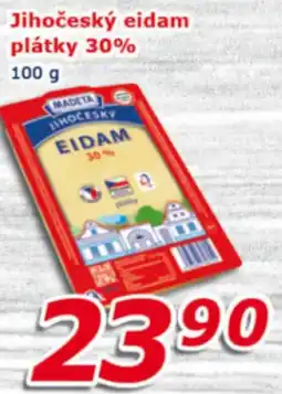 ESO MARKET Jihočeský eidam plátky 30% nabídka