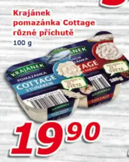 ESO MARKET Krajánek pomazánka Cottage různé příchutě nabídka