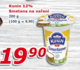 ESO MARKET Kunín 12% Smetana na vaření nabídka