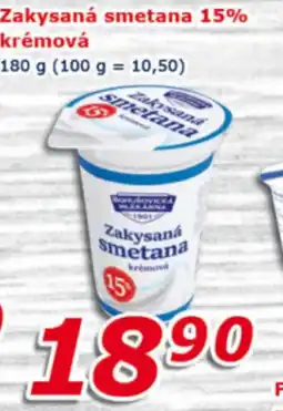 ESO MARKET Zakysaná smetana 15% krémová nabídka