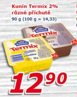 ESO MARKET Kunín Termix 2% různé příchutě nabídka