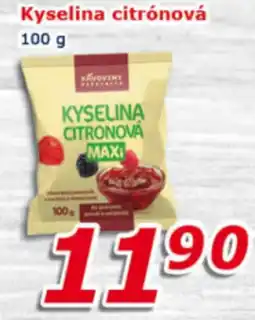 ESO MARKET Kyselina citrónová nabídka