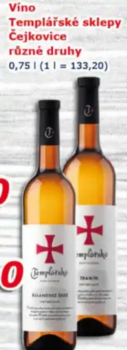 ESO MARKET Víno Templářské sklepy Čejkovice nabídka