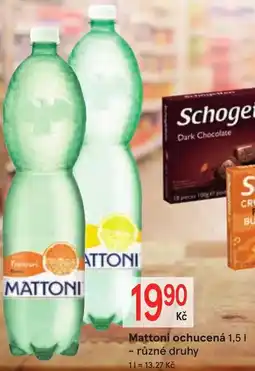 Žabka Mattoni ochucená nabídka