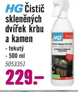 Hornbach HG Čistič skleněných dvířek krbu a kamen nabídka