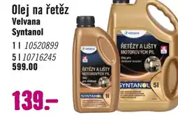 Hornbach Olej na řetěz Velvana Syntanol nabídka