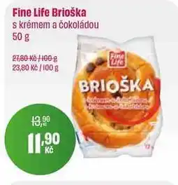 BonVeno Fine Life Brioška s krémem a čokoládou 50 g nabídka