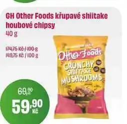 BonVeno GH Other Foods křupavé shiitake houbové chipsy 40 g nabídka