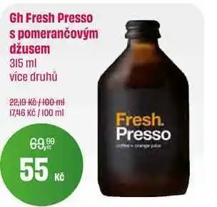 BonVeno Gh Fresh Presso s pomerančovým džusem 315 ml nabídka