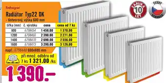Hornbach Radiátor Typ22 DK nabídka