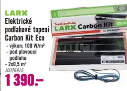 Hornbach LARX Elektrické Teplá podlaha Carbon Kit Eco nabídka