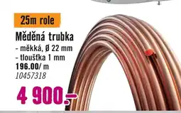Hornbach Měděná trubka nabídka