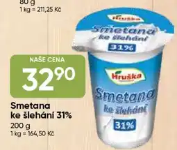 Hruška Smetana ke šlehání 31 % nabídka