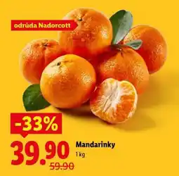 Lidl Mandarinky nabídka