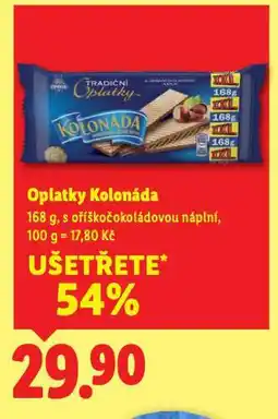 Lidl Oplatky kolonáda nabídka