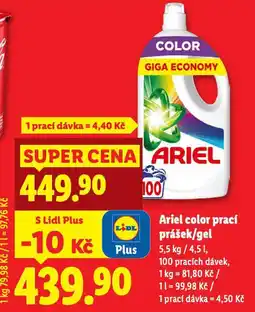 Lidl Ariel prací prášek nabídka