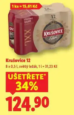 Lidl Krušovice 12 nabídka