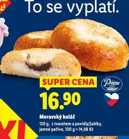 Lidl Moravský koláč nabídka