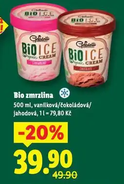 Lidl Bio zmrzlina nabídka