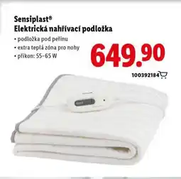Lidl Sensiplast elektrická nahřívací podložka nabídka