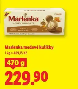 Lidl Marlenka medové kuličky nabídka