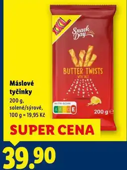 Lidl Máslové tyčinky nabídka
