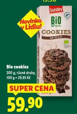 Lidl Bio cookies nabídka