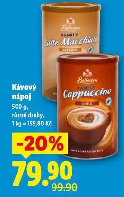 Lidl Kávový nápoj nabídka