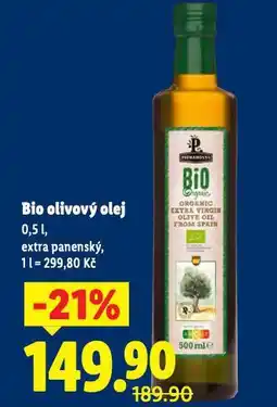 Lidl Bio olivový olej nabídka