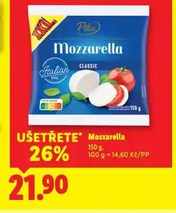Lidl Mozzarella nabídka