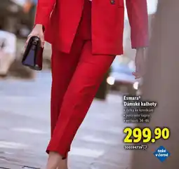 Lidl Esmara dámské kalhoty nabídka
