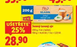 Lidl Jemný tavený sýr nabídka