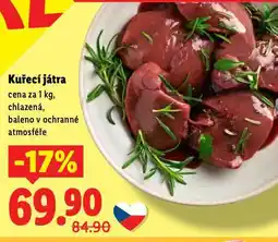 Lidl Kuřecí játra nabídka