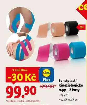 Lidl Sensiplast Kineziologické tapy – 2 kusy nabídka